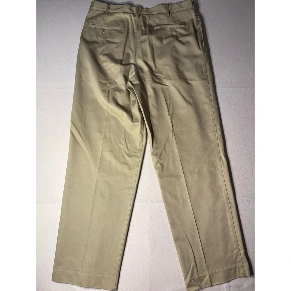 Izod Beige/tan/khaki Pleated dress pants 36x32